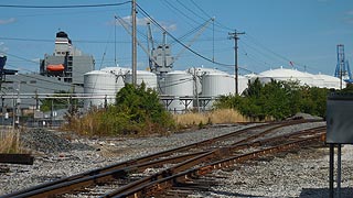 [photo, Oil tanks, Locust Point, Baltimore, Maryland]