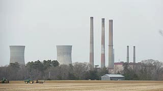 [photo, Calvert Cliffs Nuclear Power Plant, Lusby, Maryland]