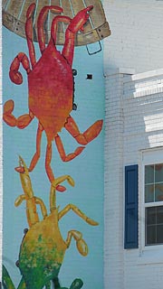 [photo, Crab mural, Crisfield, Maryland]